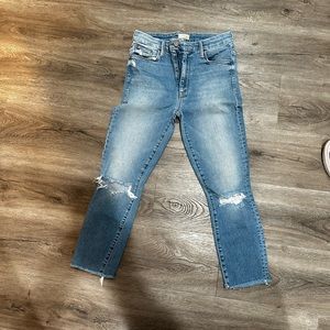 Mother size 26 high waisted ankle Frey